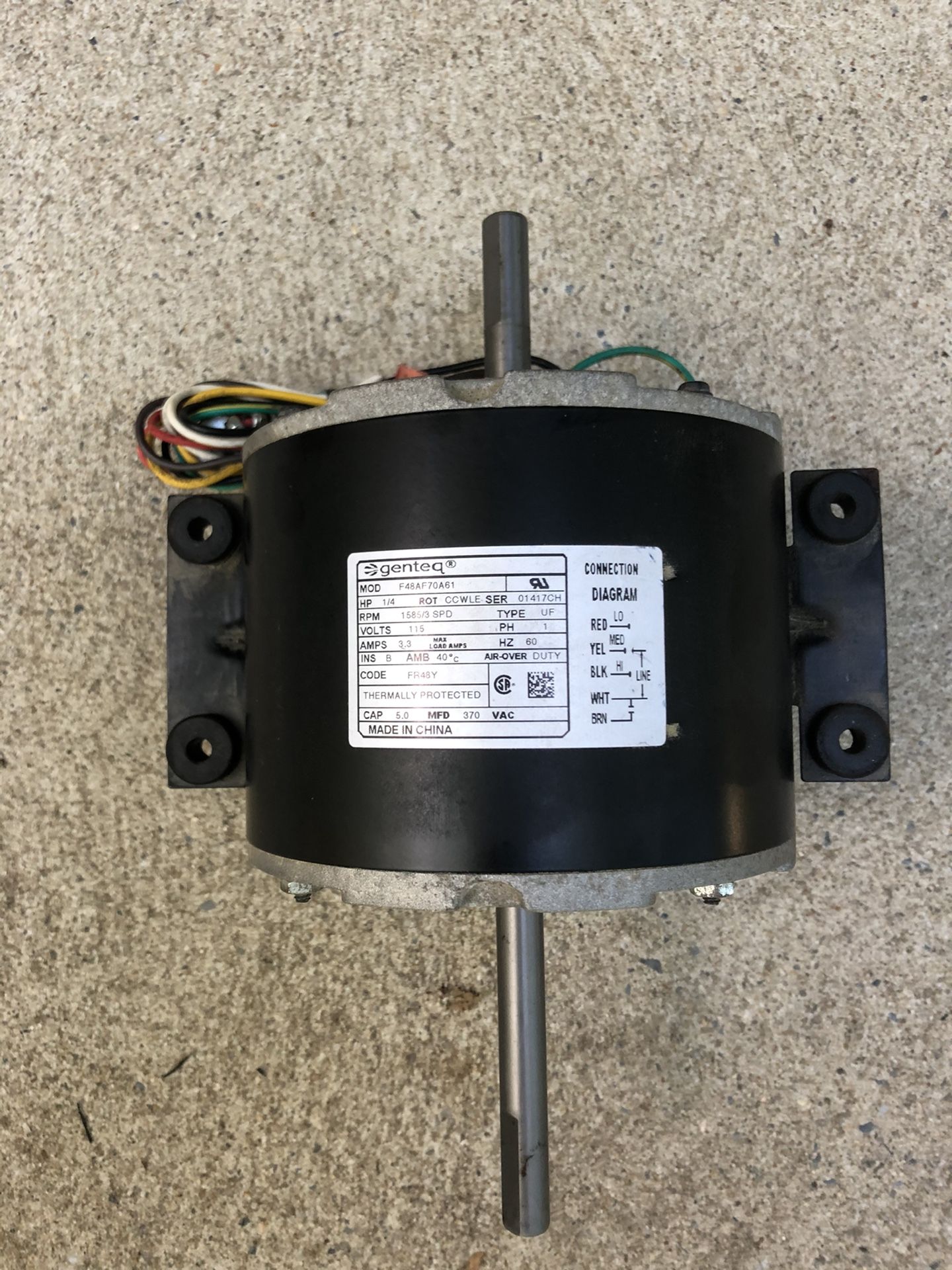Dometic AC blower motor