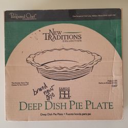 The Pamperd Chef Deep Dish Pie Plate #1307