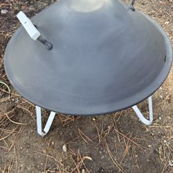 🔥 Outdoor Fire Pit / Grill / BBQ – Heavy-Duty Metal with Lid