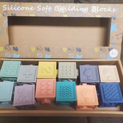 12 Silicone Building Blocks