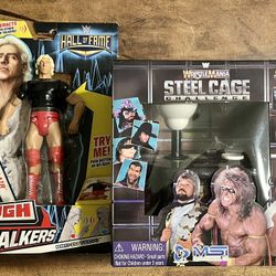 Ric Flair – wrestlemania tough talkers/steel cage challenge NEW IN BOX