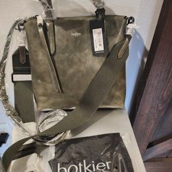 NEW BOTKIER  Highline Satchel Distressed Leather Women's Purse Handbag