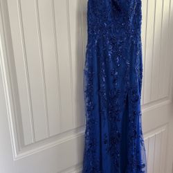 prom dress ocean blue 