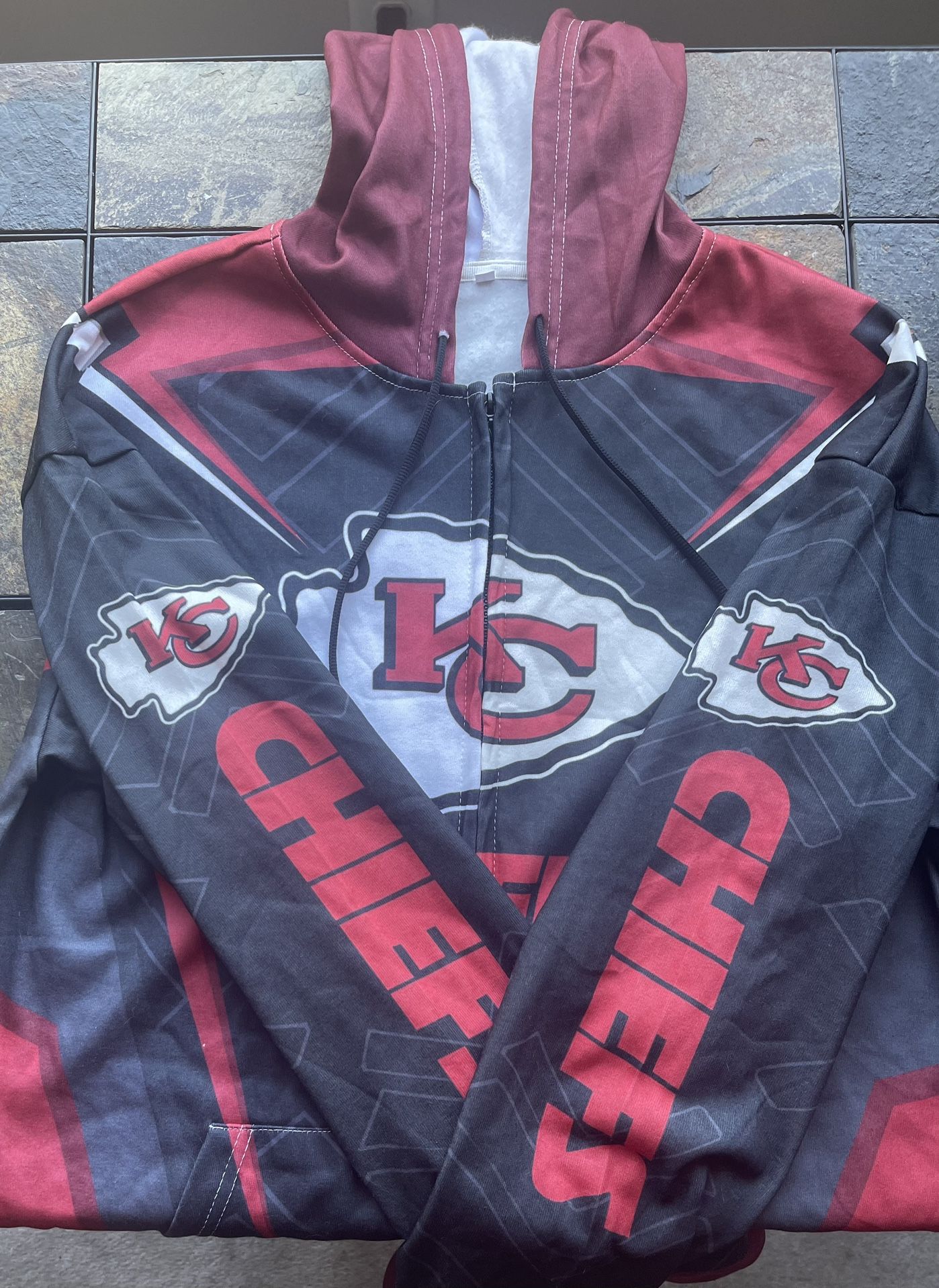 Kansas City Chiefs Zip Up Hoodie