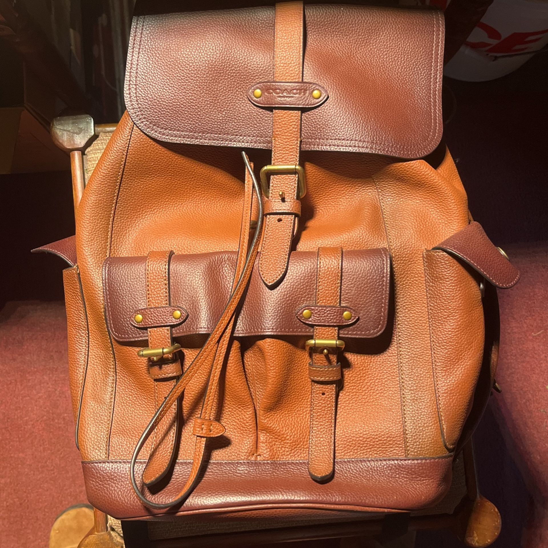 COACH leather Backpack