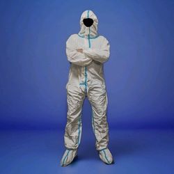 Painters Hazmat Tyvek Coverall Overall Protect Clothing  Head and Shoe Covers Attached