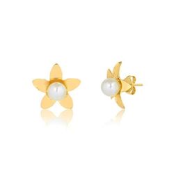 18kt Gold Plated Flower Earrings
