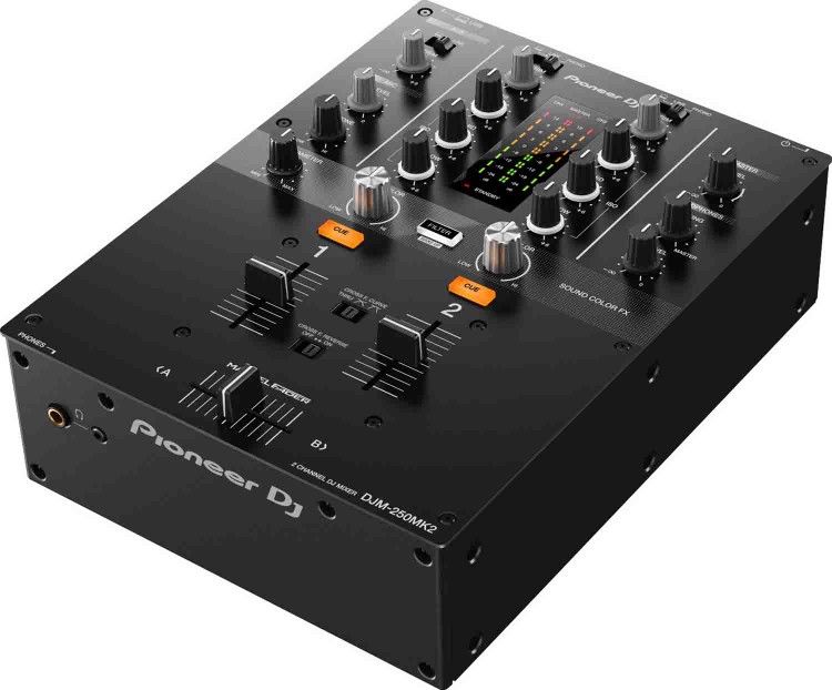 Pioneer DJ DJM-250MK2 2-Channel DJ Mixer with Independent Channel Filter

