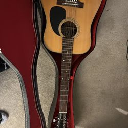 GUITAR: Contessa 12 String Acoustic Guitar & TGI Hardcase