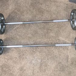 Brand New Iron Weight Sets (Barbell included)