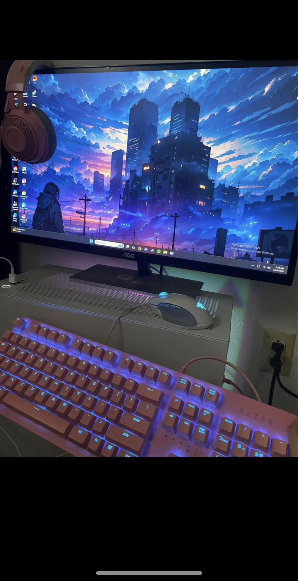 Whole Gaming Pc Setup (custom Built)