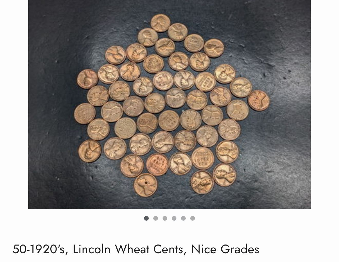 1920s Lincoln Wheat Cents