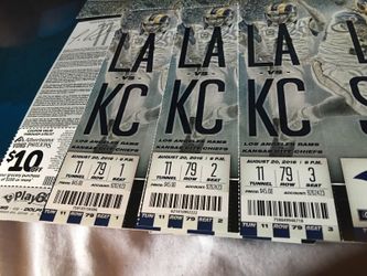Kansas City Vs LA Rams Tickets