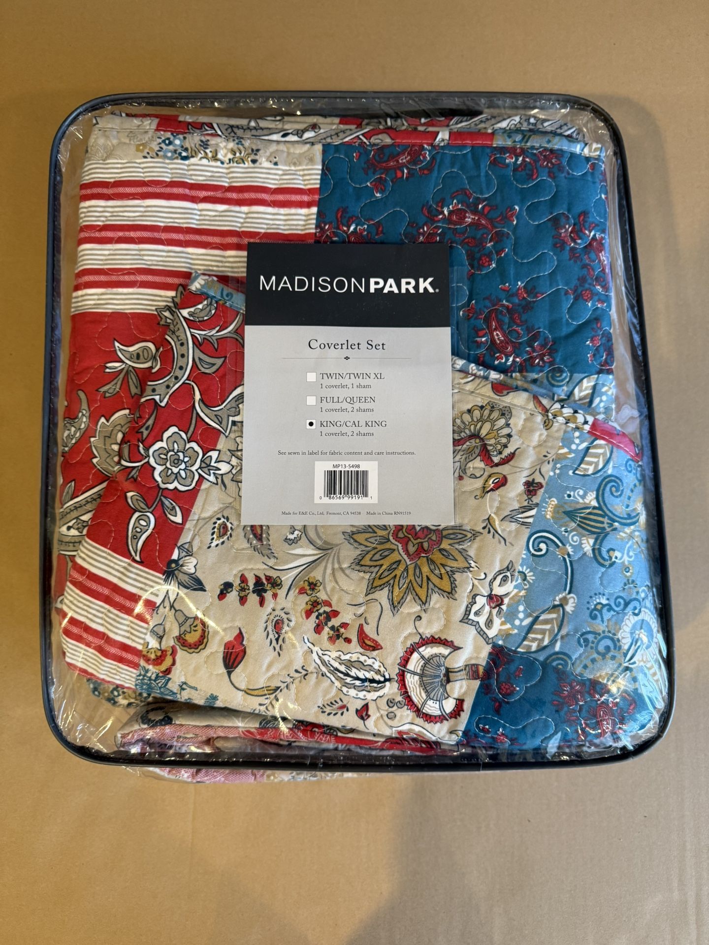 King size Blanket- $22Madison Park Coverlet Set