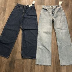 *New- Size 27 Abercrombie & Fitch Jeans-2 pair