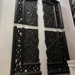 Decoritive Four Piece Wall Art