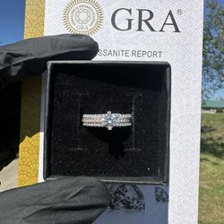 NEW! ‘Royal 3-Layer’ Moissanite Diamond Engagement Ring (Pass Tester) SIZE 5,6,7,8,9