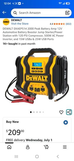 DeWALT JUMP STARTER