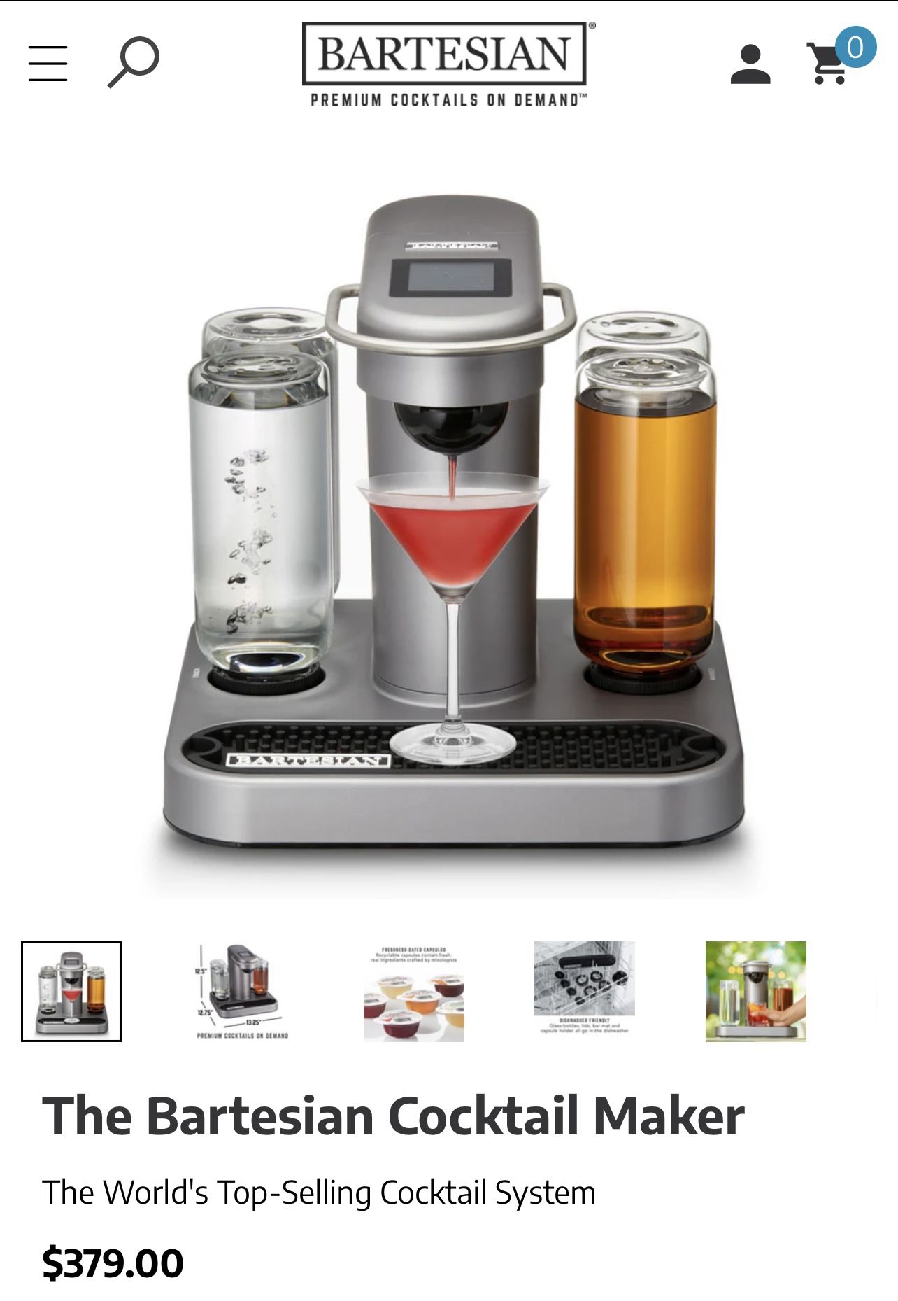 Bartesian Cocktail Machine