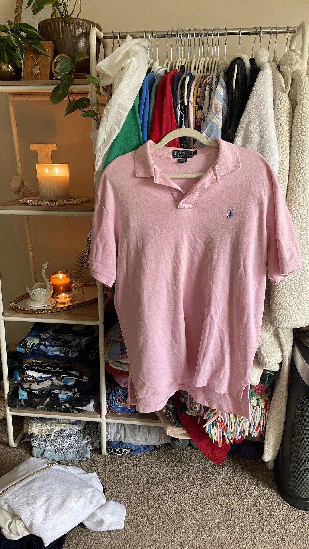90s Ralph Lauren Pink Polo