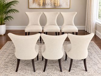 Dining chairs, set of 6
