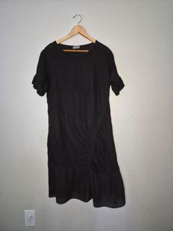 Bellambia Black  100% Linen Made in Italy, Dress, Size: Medium