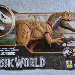 NEW Jurassic World Wild Roar Megalosaurus Dinosaur Figure with Roar Sound