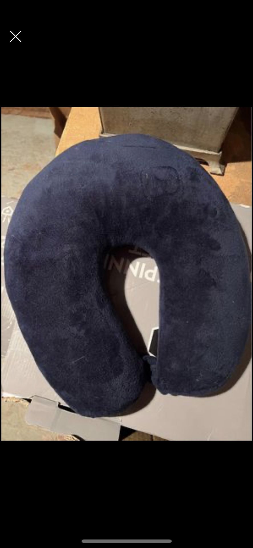 Navy Travel Neck Pillow - Good used condition