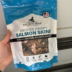 Salmon Snax – Smoked Crispy Salmon Skins (12 oz)