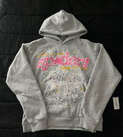 Grey Sp5der Hoodie