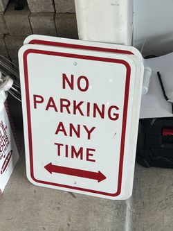 No parking Signs