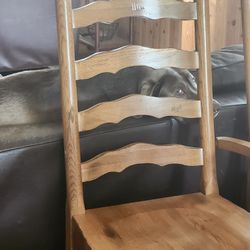 Free Kitchen Table And 6 Chairs Heavy Solid Wood