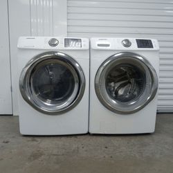 Samsung Washer and Dryer both work great , welcome to view