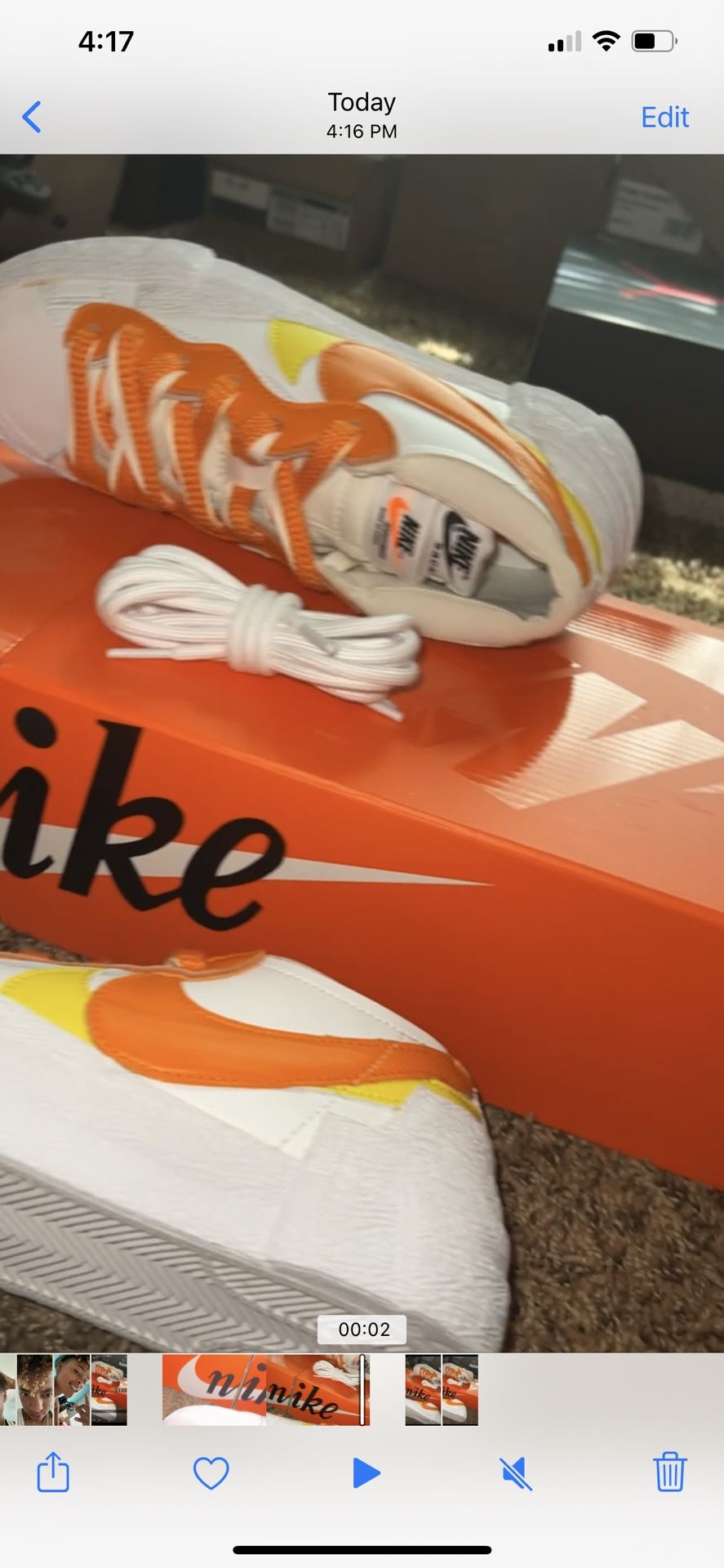 Sacai x Nike Blazer Low