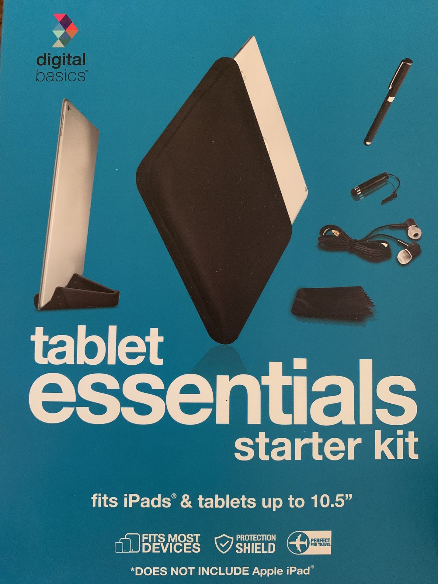Digital Basics Tablet Essentials Starter Kit for 10.5" Tablets/iPad NEW 