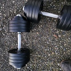 Adjustable Dumbells 52.5lbs 