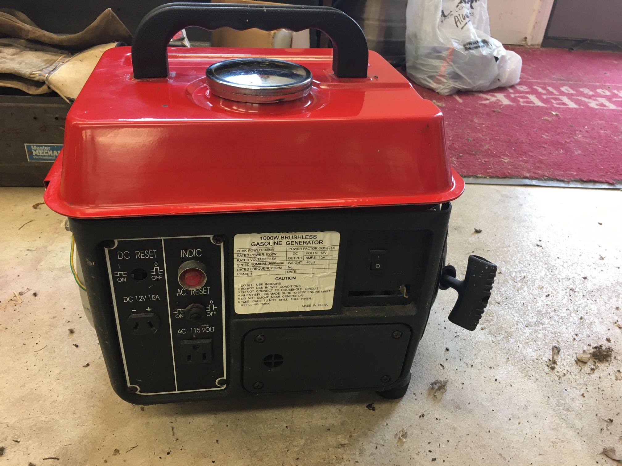 1000 W Gas Generator