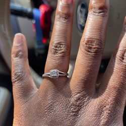 Zales silver size 7 Ring