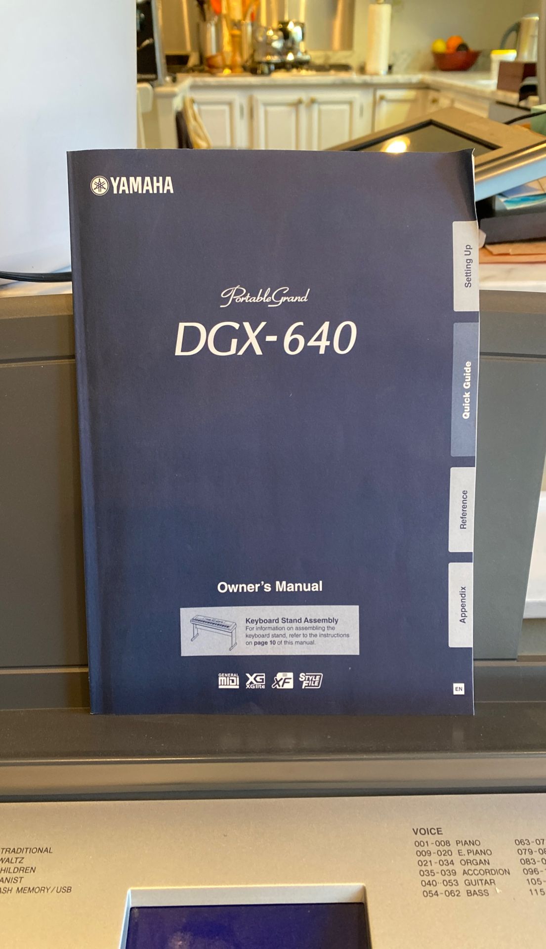 Yamaha portable grand DGX-640