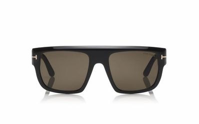 Tom Ford - Alessio Sunglasses - Squared Acetate Sunglasses - Black - FT0699 - Sunglasses - Tom Ford Eyewear
