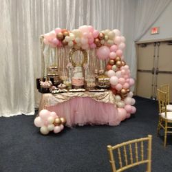 Candy Table Le Set Ups For All Occasions  With Balloon Garland 