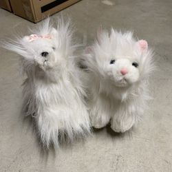 Webkinz Ganz Yorkie Terrier Persian Cat Plush Stuffed Animals Lot of 2