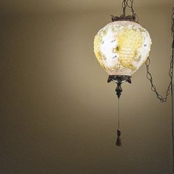 Vtg . Mid Century Carl Falkenstein Hanging Lamp