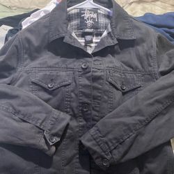 Stussy Flannel Denim Y2K 