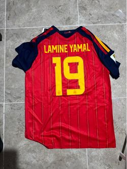 Lamine Yamal Spain final jersey L XL