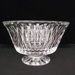 CRYSTAL BLOCK SERVING BOWL