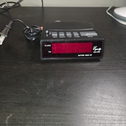Equity Solid State Alarm Clock Black Advanced Model