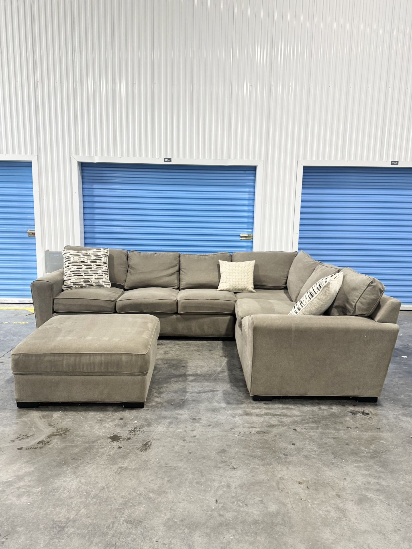 Large Gray Sectional