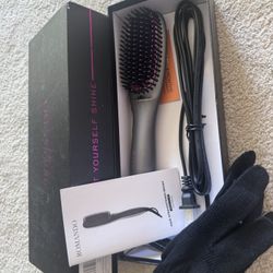 NEW Hair Brush Straightener