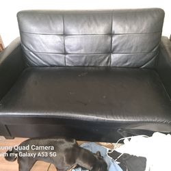 Loveseat With Pull Out Bed- MOVING/MAKE ME AN OFFER. 